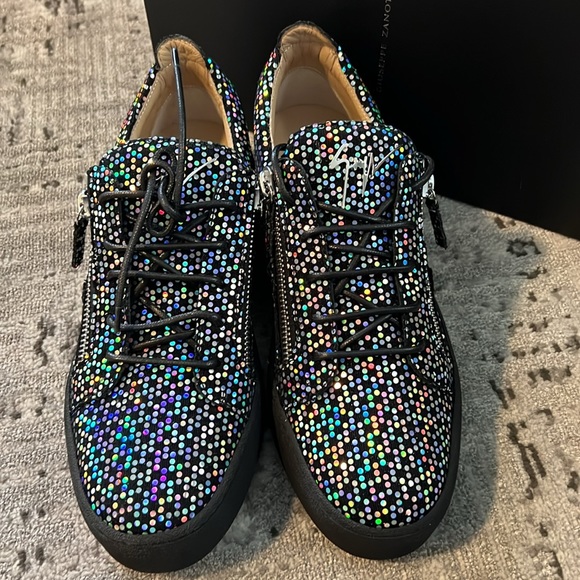 Giuseppe Zanotti Double Zip Low Top Sneakers - Picture 9 of 9